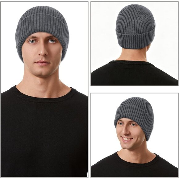 Fashionable Fisherman Beanie - Cozy Unisex Knit Hat for Every Winter Occasion - Picture 6 of 7